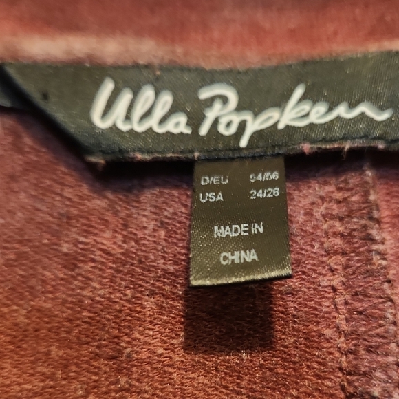 Ulla Popken Oversized Sweatshirt with Star and Peace Embellishments - Picture 2 of 6